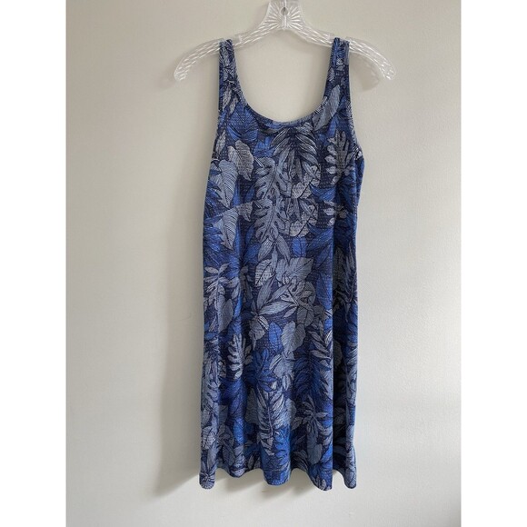 Columbia OMNI Freeze Advanced Cooling Sleeveless Tank Dress PFG Blue Medium - Picture 1 of 5
